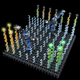 A (very) conceptual illustration of two DNA robots collectively performing a cargo-sorting task on a DNA “origami” surface. (Image: Demin Liu)